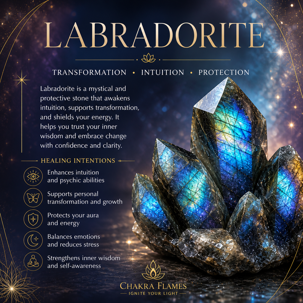 Labradorite crystal