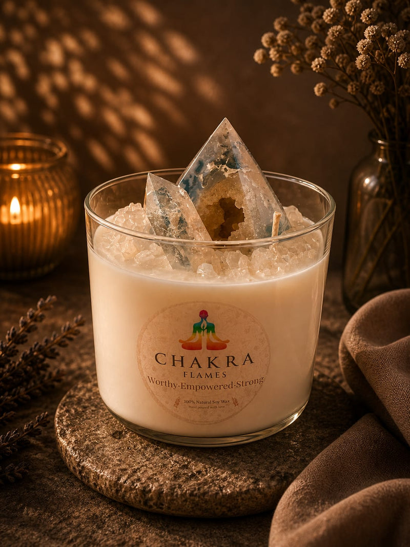 Pyrite Abundance Candle