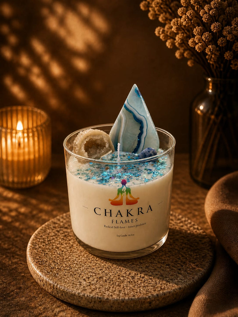 Tiger's Eye Courage Candle