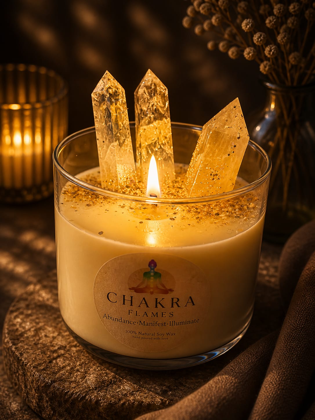 yellow candle