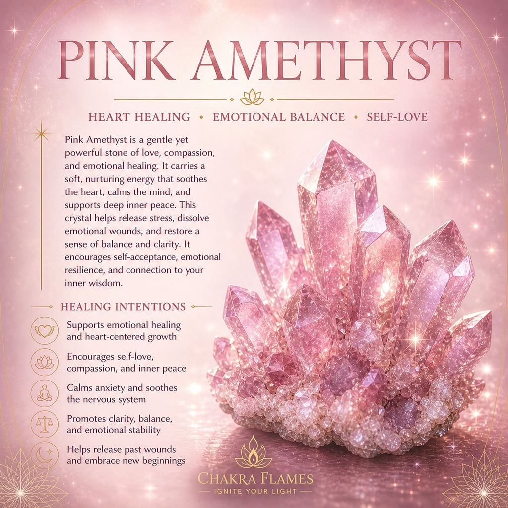 Pink Amethyst crystal
